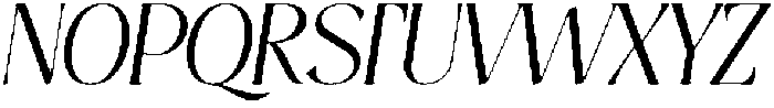 Thereon Rounded Italic otf (400) Font UPPERCASE