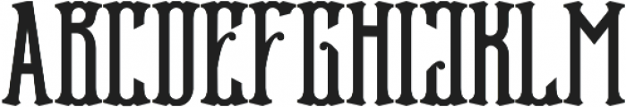 Therion Type Regular otf (400) Font UPPERCASE
