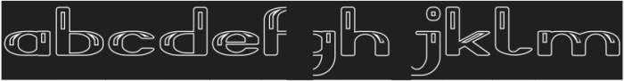 Thermometer-Hollow-Inverse otf (400) Font LOWERCASE
