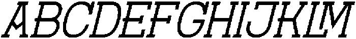 Therodit Italic otf (400) Font UPPERCASE