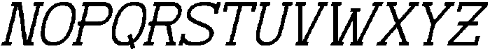 Therodit Italic otf (400) Font UPPERCASE