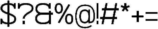 Therodit otf (400) Font OTHER CHARS