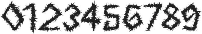 These Thorns Regular otf (400) Font OTHER CHARS