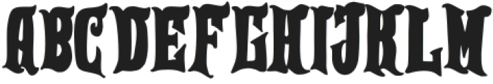 Thetian otf (400) Font LOWERCASE