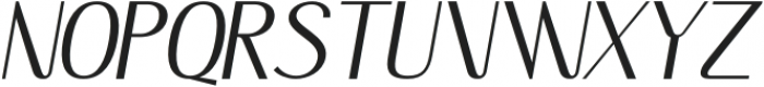 Thiago Bold Italic otf (700) Font UPPERCASE