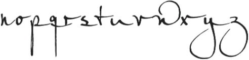 Thibaut Script-Alternate otf (400) Font LOWERCASE