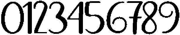 Thick Blanton Bold 12 Regular otf (700) Font OTHER CHARS