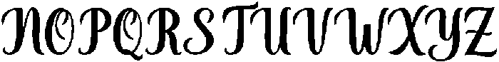Thick Blanton Bold 12 Regular otf (700) Font UPPERCASE