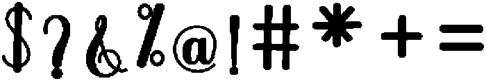 Thick Blanton Bold 18 Regular otf (700) Font OTHER CHARS