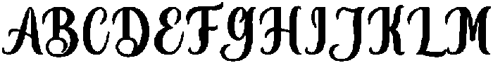 Thick Blanton Bold 18 Regular otf (700) Font UPPERCASE