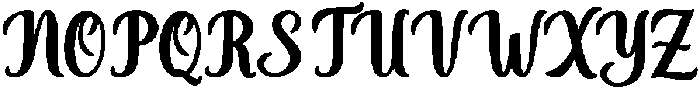 Thick Blanton Bold 24 Regular otf (700) Font UPPERCASE