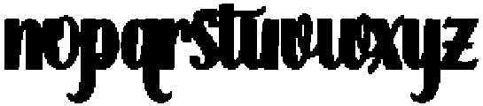 Thick Blanton Bold 24 Regular otf (700) Font LOWERCASE