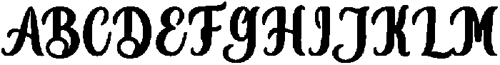 Thick Blanton Bold 30 Regular otf (700) Font UPPERCASE