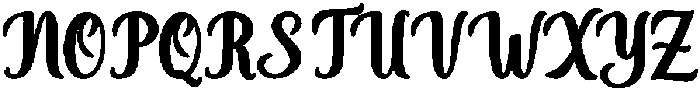 Thick Blanton Bold 30 Regular otf (700) Font UPPERCASE