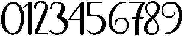Thick Blanton Bold 6 Regular otf (700) Font OTHER CHARS