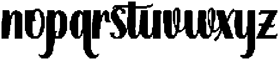 Thick Blanton Bold 6 Regular otf (700) Font LOWERCASE