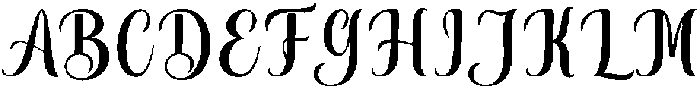 Thick Blanton Bold Regular otf (700) Font UPPERCASE