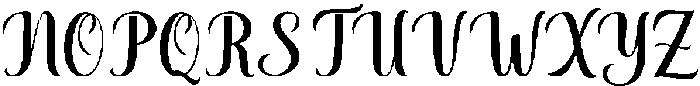 Thick Blanton Bold Regular otf (700) Font UPPERCASE
