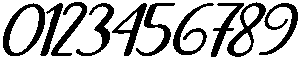 Thick Blanton Bold Slant 18 Regular otf (700) Font OTHER CHARS