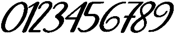 Thick Blanton Bold Slant 24 Regular otf (700) Font OTHER CHARS
