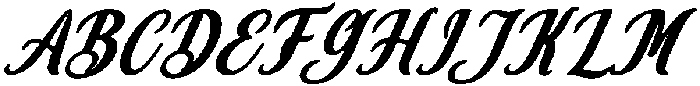 Thick Blanton Bold Slant 24 Regular otf (700) Font UPPERCASE