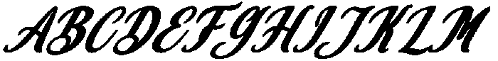 Thick Blanton Bold Slant 30 Regular otf (700) Font UPPERCASE