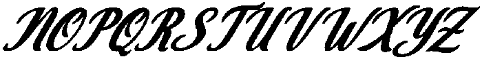 Thick Blanton Bold Slant 30 Regular otf (700) Font UPPERCASE