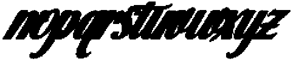 Thick Blanton Bold Slant 30 Regular otf (700) Font LOWERCASE