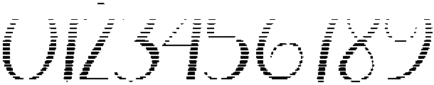 Thick Blanton Hatching Slant Regular otf (400) Font OTHER CHARS