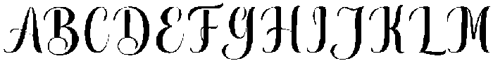 Thick Blanton Regular otf (400) Font UPPERCASE