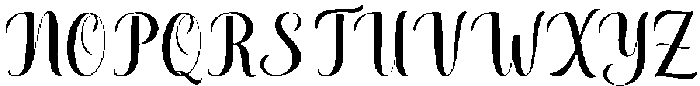 Thick Blanton Regular otf (400) Font UPPERCASE