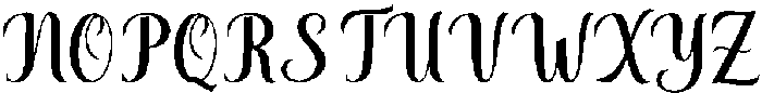 Thick Blanton Sambo Bold Regular otf (700) Font UPPERCASE