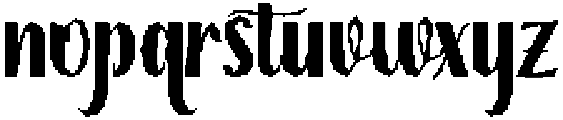 Thick Blanton Sambo Bold Regular otf (700) Font LOWERCASE