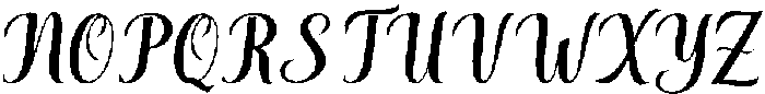 Thick Blanton Sambo Bold Slant Regular otf (700) Font UPPERCASE