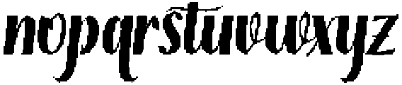 Thick Blanton Sambo Bold Slant Regular otf (700) Font LOWERCASE