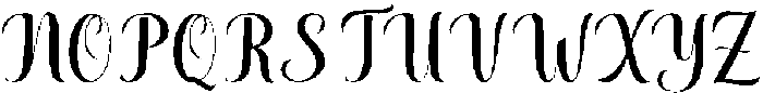 Thick Blanton Sambo Regular otf (400) Font UPPERCASE