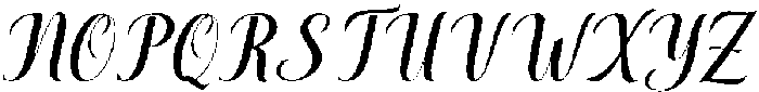 Thick Blanton Sambo Slant 12 Regular otf (400) Font UPPERCASE