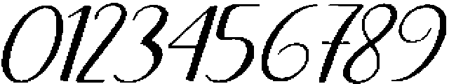 Thick Blanton Sambo Slant 18 Regular otf (400) Font OTHER CHARS