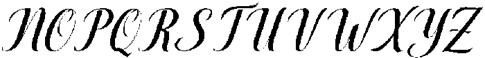 Thick Blanton Sambo Slant 18 Regular otf (400) Font UPPERCASE