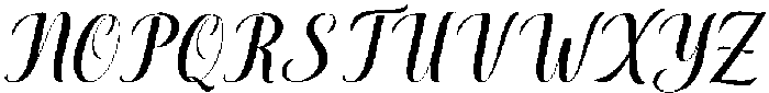 Thick Blanton Slant 12 Regular otf (400) Font UPPERCASE