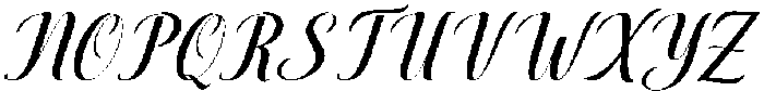Thick Blanton Slant 18 Regular otf (400) Font UPPERCASE