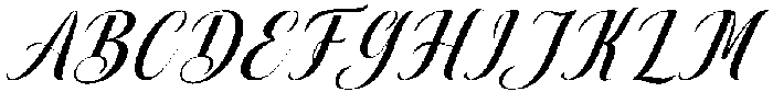 Thick Blanton Slant 24 Regular otf (400) Font UPPERCASE