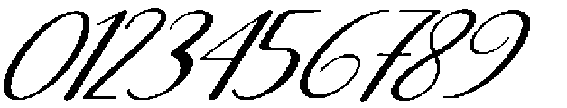 Thick Blanton Slant 36 Regular otf (400) Font OTHER CHARS