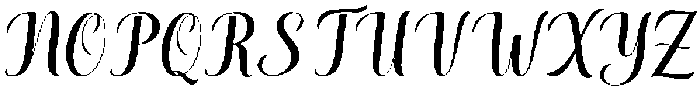 Thick Blanton Slant Regular otf (400) Font UPPERCASE