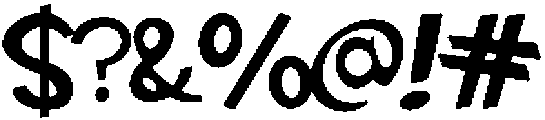 Thick Boi Regular otf (400) Font OTHER CHARS