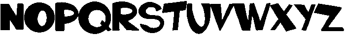 Thick Boi Regular otf (400) Font UPPERCASE