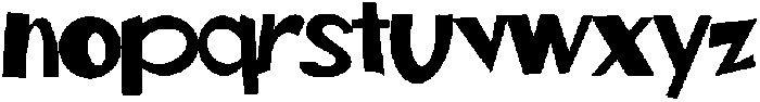 Thick Boi Regular otf (400) Font LOWERCASE