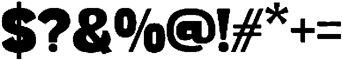 Thick Graile Regular otf (400) Font OTHER CHARS