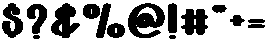 Thick Jelly Regular otf (400) Font OTHER CHARS