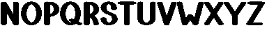 Thick Jelly Regular otf (400) Font LOWERCASE